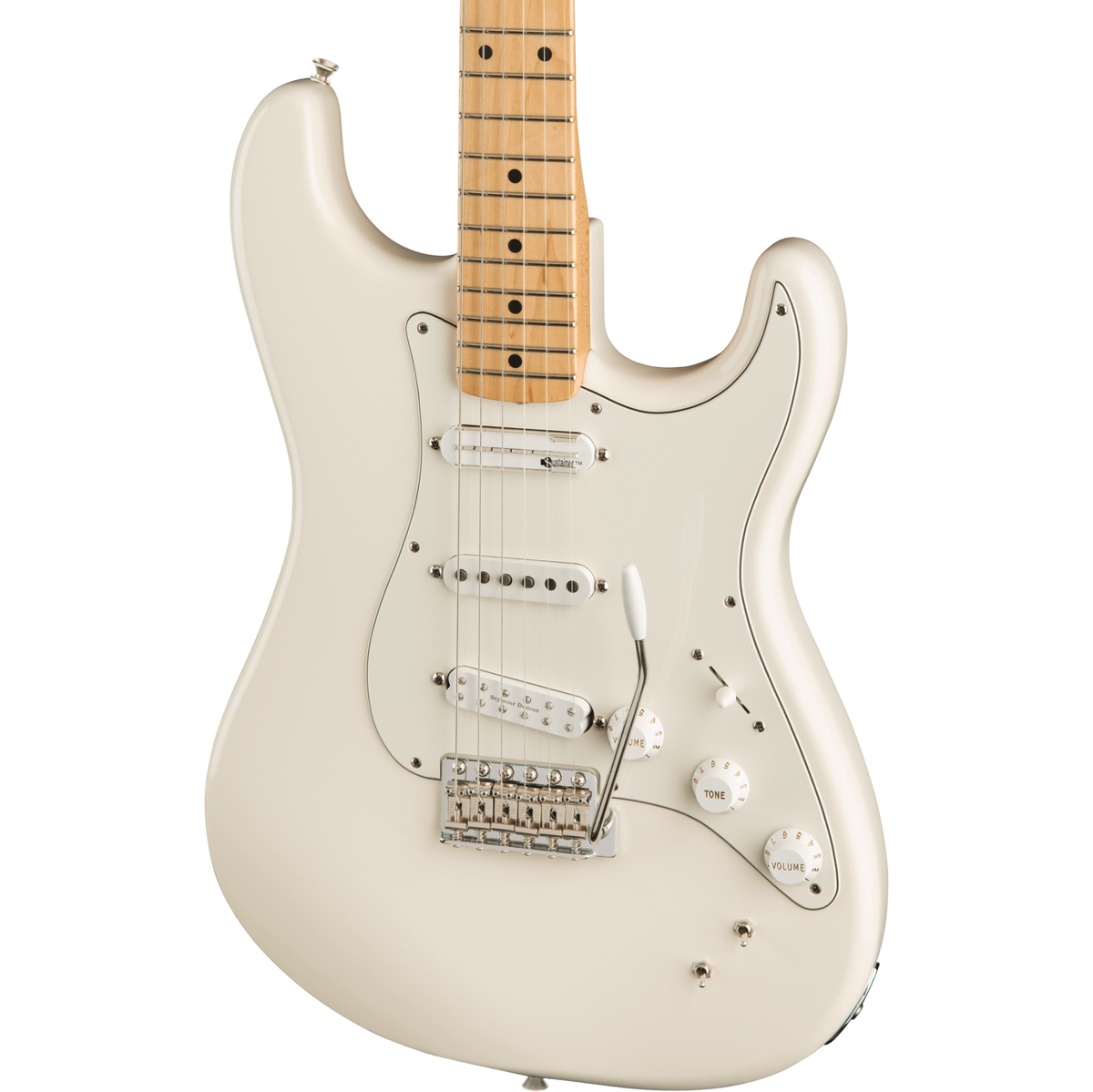 Fender EOB Stratocaster Electric Guitar Olympic White