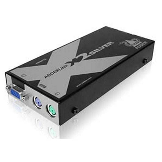 ADDER X2 Silver/R Receiver with High Quality Video Extender