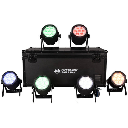 ADJ ElectraPix Par 7 Pak Lighting Fixture Package