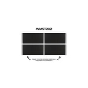 ADJ WMST Frame Trim Set for WMS Panel - 4 x 39.3’’ & 4 x 19.6’’ Trim Pieces