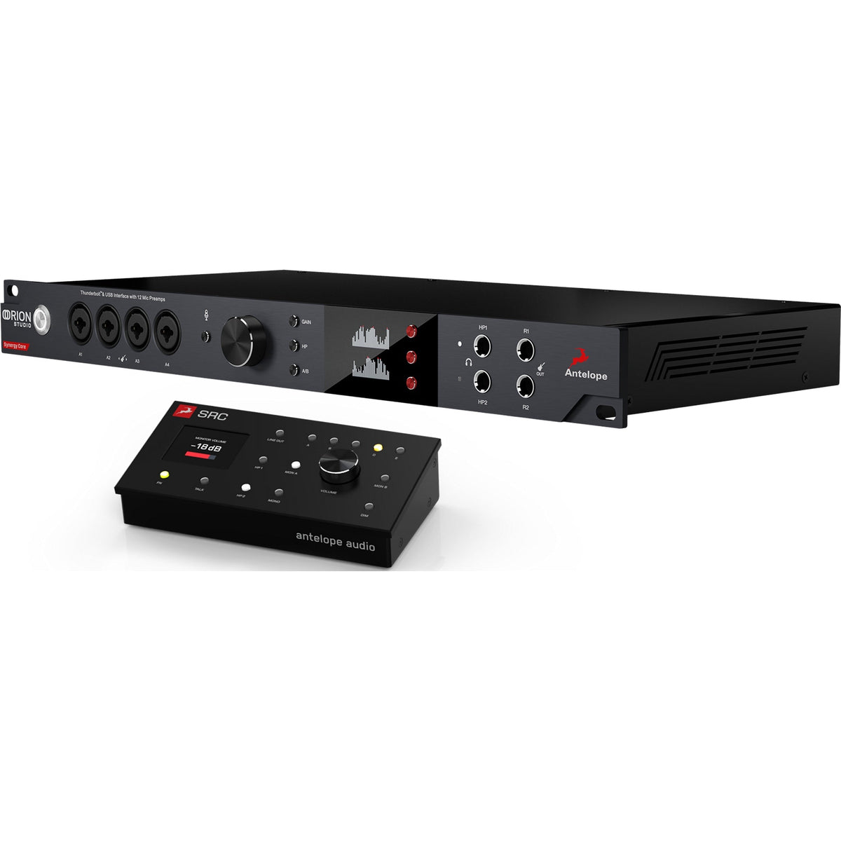 Antelope Audio Orion Studio Synergy Core Audio Interface with SRC Stereo Remote Controller Bundle