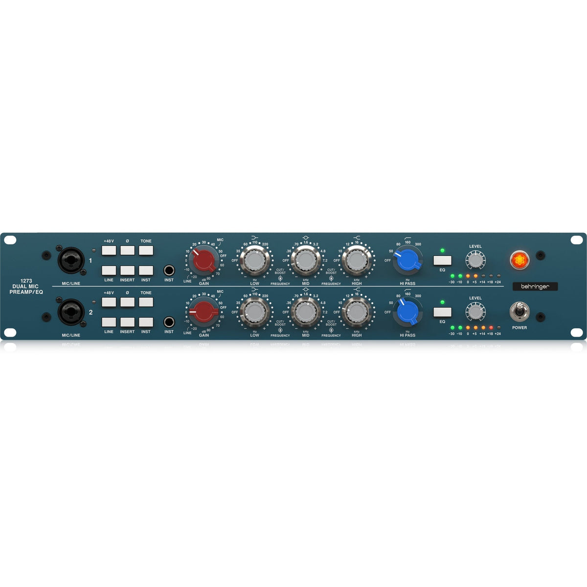 Behringer 1273 Dual Channel Microphone Preamplifier