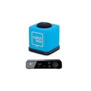 Catchbox Plus Wireless Microphone System with 2-Channel Plus Hub DSP Receiver - 1x Cube + Charger / Blue / Standard