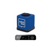 Catchbox Plus Wireless Microphone System with 2-Channel Plus Hub DSP Receiver - 1x Cube + Charger / Navy / Standard