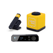 Catchbox Plus Wireless Microphone System with 2-Channel Plus Hub DSP Receiver - 1x Cube + Charger, 1x Stick + Single