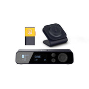 Catchbox Plus Wireless Microphone System with 2-Channel Plus Hub DSP Receiver - 1x Clip + Single Dock / Yellow