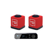 Catchbox Plus Wireless Microphone System with 4-Channel Plus Hub DSP Receiver - 2x Cubes + 2x Chargers
