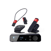 Catchbox Plus Wireless Microphone System with 4-Channel Plus Hub DSP Receiver - 2x Clips + Dual Dock, 1x Stick + Single
