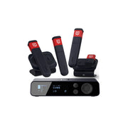 Catchbox Plus Wireless Microphone System with 4-Channel Plus Hub DSP Receiver - 1x Clip & 3x Sticks + 2x Dual Docks