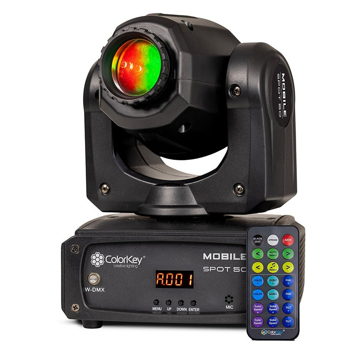 ColorKey Mobile Spot 50 50W LED Moving Head Light - Single