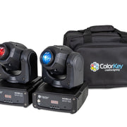 ColorKey Mobile Spot 50 50W LED Moving Head Light - 2-Pack with Carrying Bag