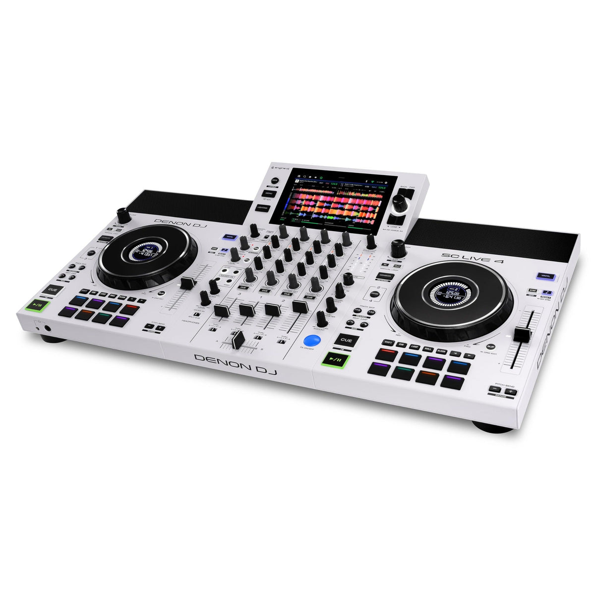 Denon DJ SC LIVE 4 White Standalone 4-Deck DJ Controller