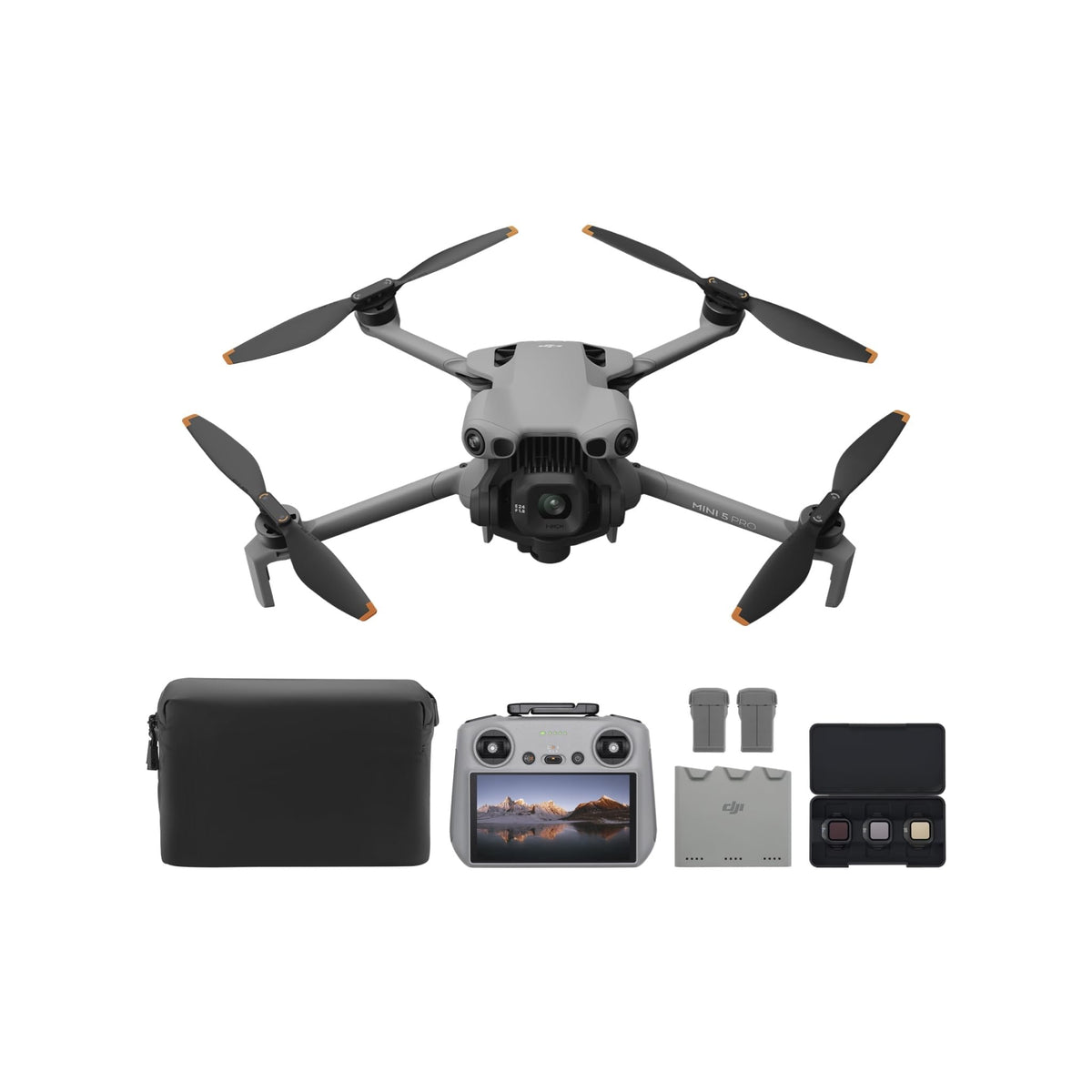DJI Mini 5 Pro Fly More Combo Plus with DJI RC 2, 1-Inch Sensor Drone