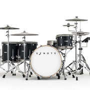 EFNOTE 7X Acoustic Designed Electronic Drum Set, Black Oak Wrap Finish