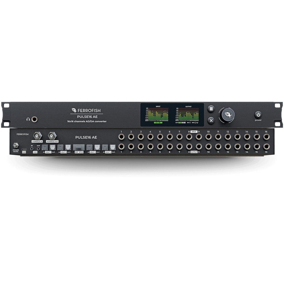 Ferrofish Pulse16 AE 16-Channel AD/DA Converter with ADAT