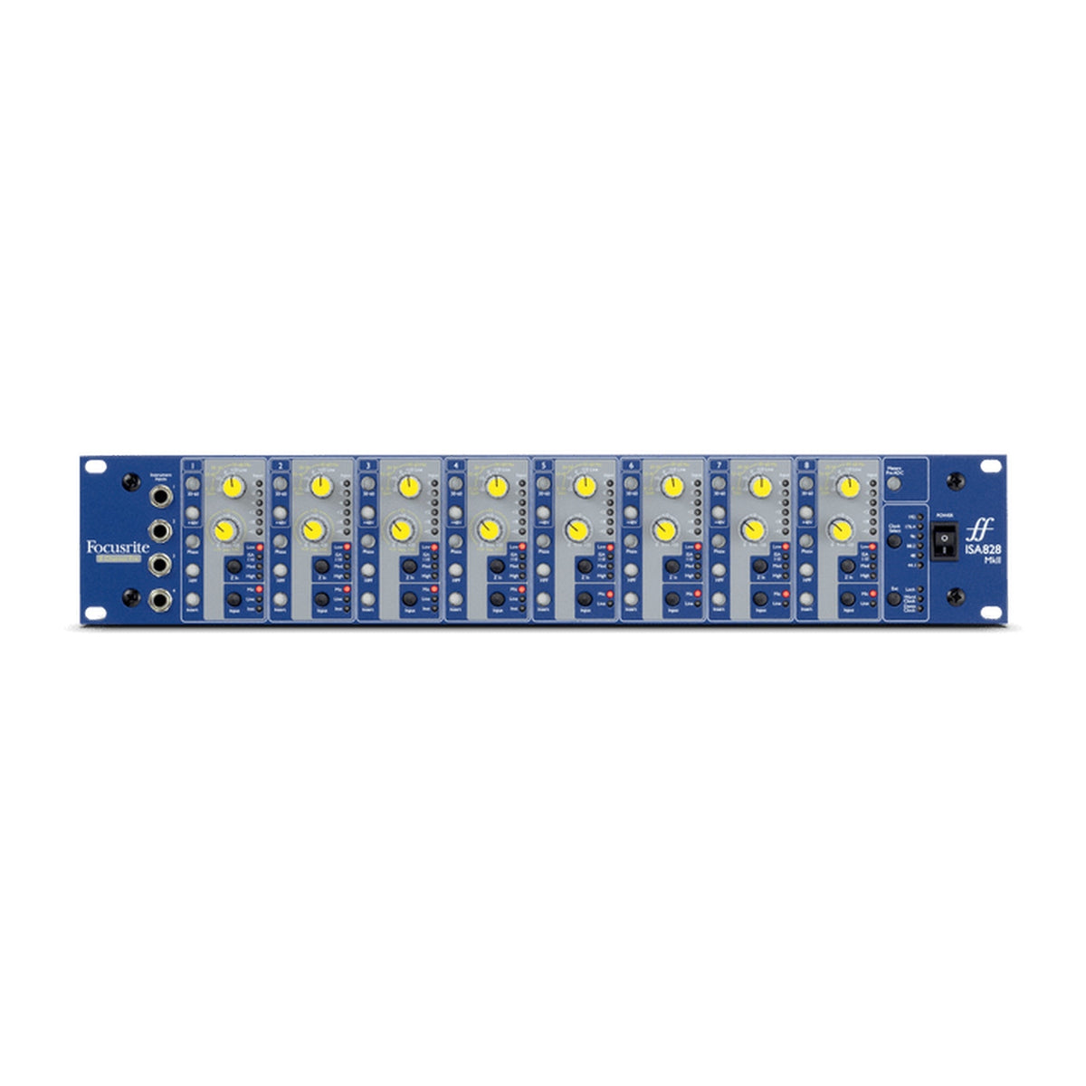 Focusrite ISA 828 MkII 8-Channel Rack-Mount Transformer-Based Microphone Preamplifier<
