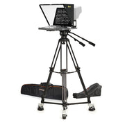 Ikan 15-Inch Teleprompter Tripod and Dolly Turnkey Solution - 15″ Teleprompter, Tripod & Dolly Turnkey