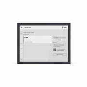 Joan 13 Pro Black Meeting Room Scheduler Display
