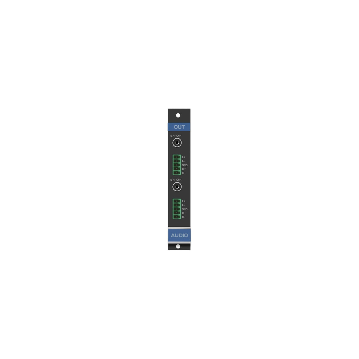 Kramer 2‑Channel Analog and Digital Audio Output Card for Frame 16