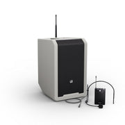 LD Systems ANNY 8 BPH B4.7 Portable Battery-Powered Bluetooth PA Loudspeaker with Headset Microphone - Grey