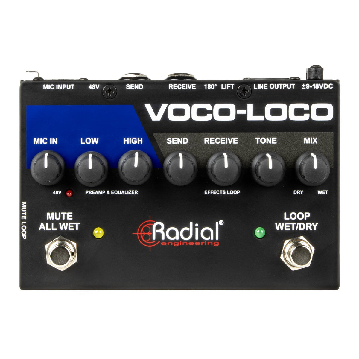 Radial Voco-Loco Mk2 Mic Preamp and Effect Loop Switcher
