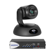 Vaddio RoboSHOT 40 UHD PTZ Camera with OneLINK Bridge/OneLINK Bridge Express System - Black