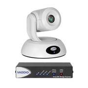 Vaddio RoboSHOT 40 UHD PTZ Camera with OneLINK Bridge/OneLINK Bridge Express System - White