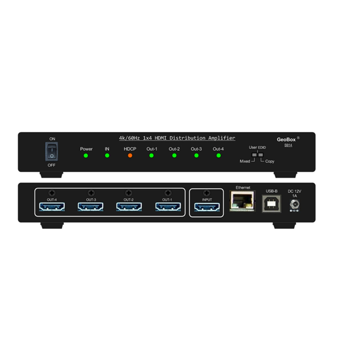 VigilLink 1x4 Intelligent HDMI 4K Distribution Amplifier