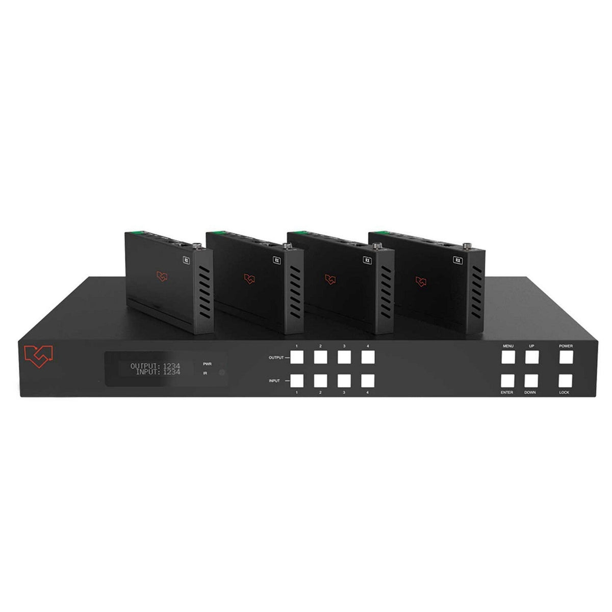 VigilLink 4x4 HDMI 2.0 Matrix Over HDBaseT, 18Gbps