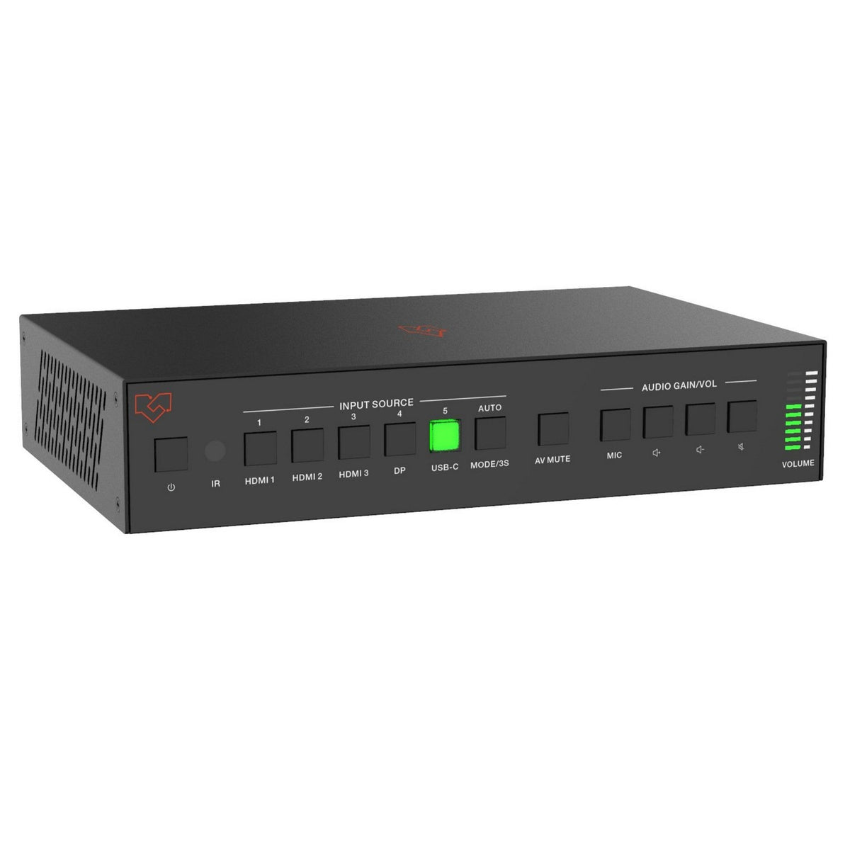 VigilLink 5x1 Presentation Switcher with HDBaseT Output, 18Gbps