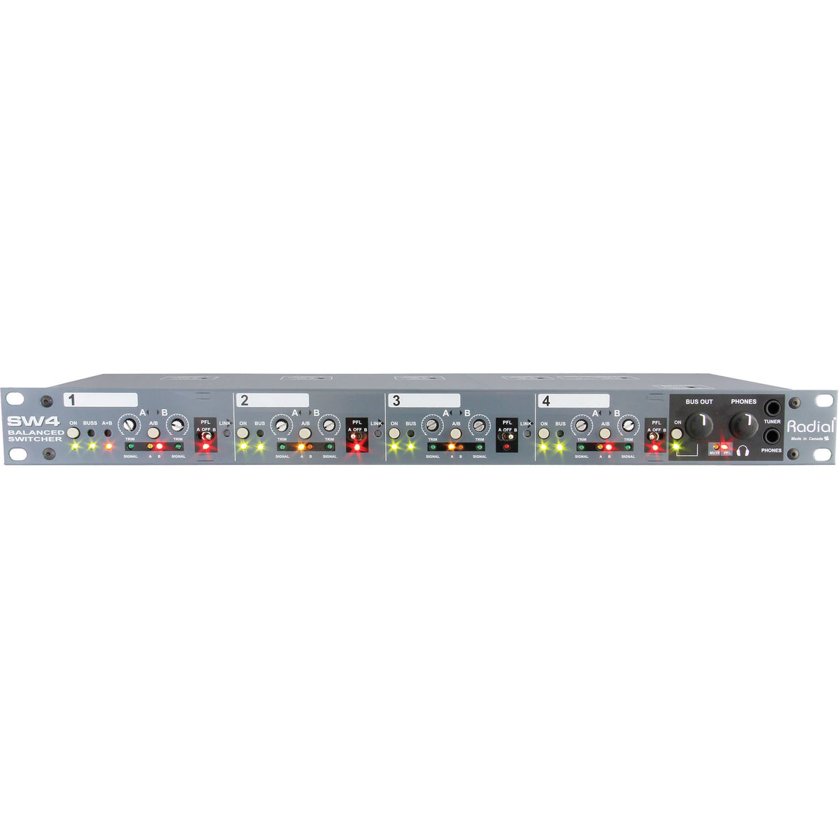 Radial Engineering SW4 - 4-Channel Audio Switcher