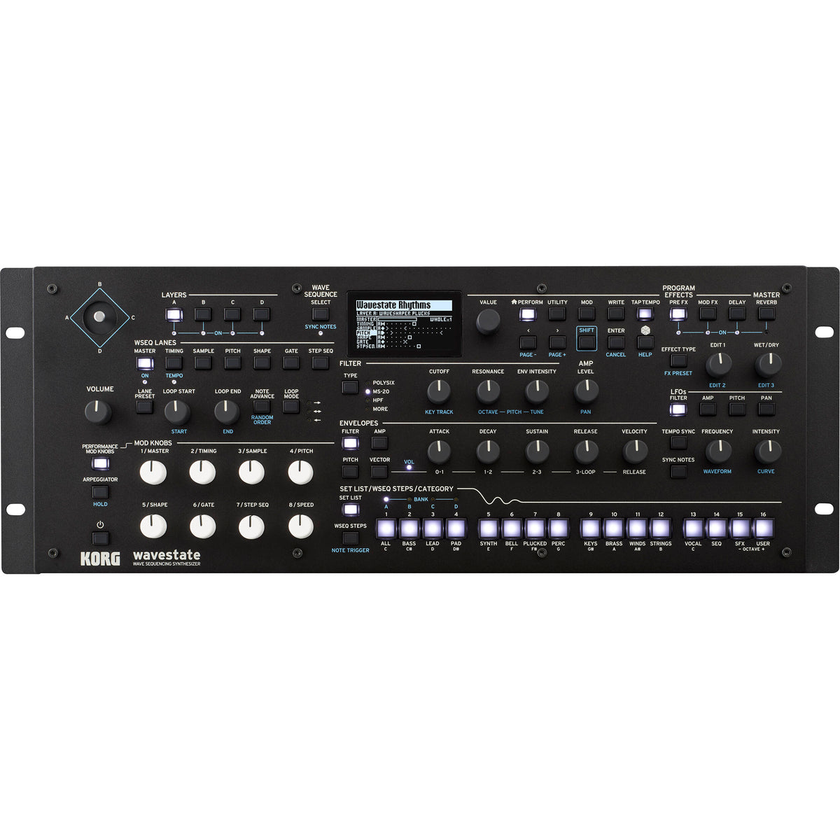 Korg wavestate module Digital Wave Sequencing Synthesizer