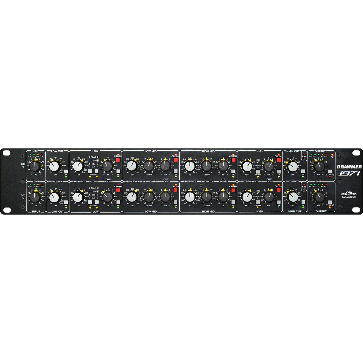 Drawmer 1971 Dual 4 Band Parametric EQ