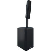 QSC KC12 Active 12" 3-Way Column Loudspeaker System with Bluetooth - Black