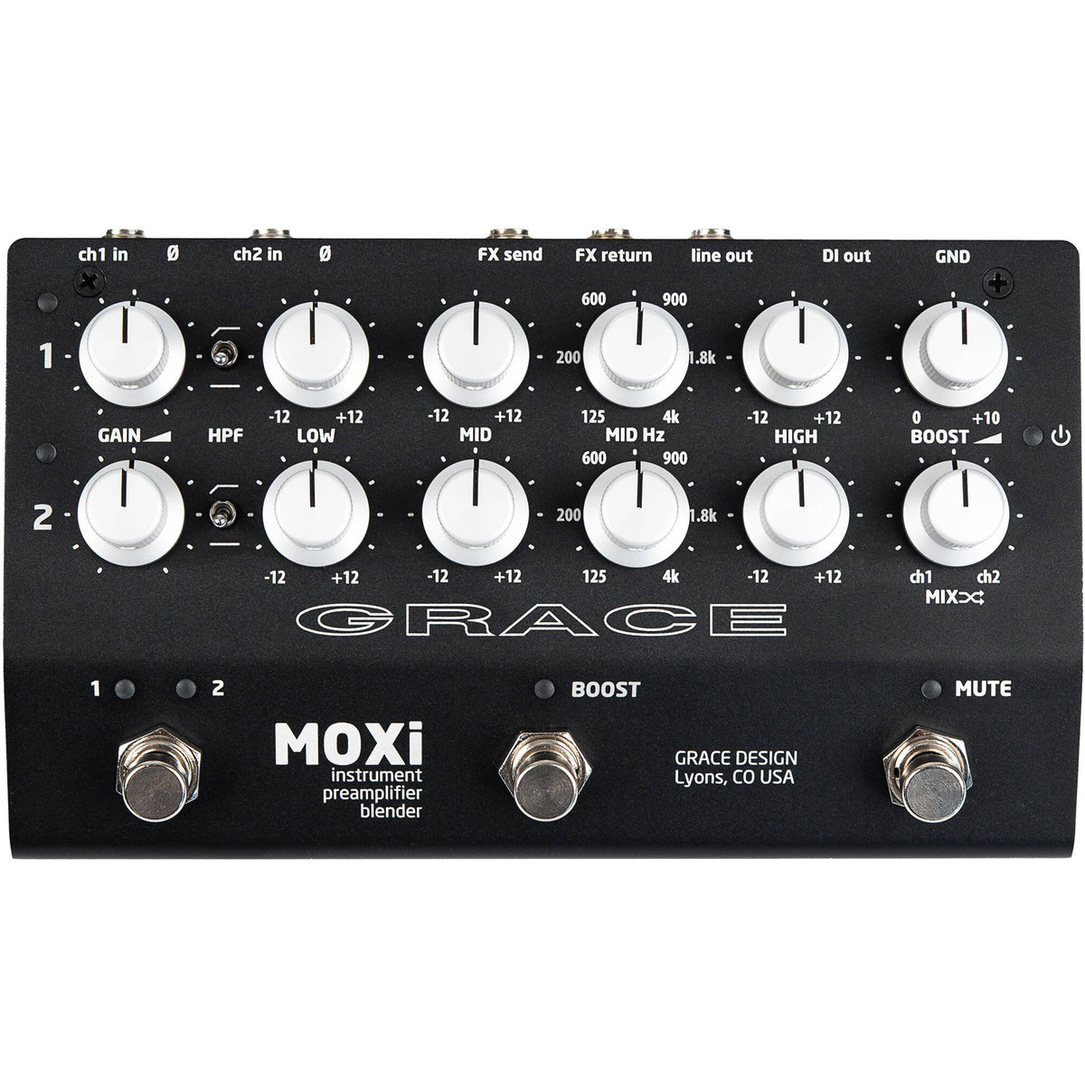 Grace Design MOXi Two-Channel Instrument Preamp & Blender