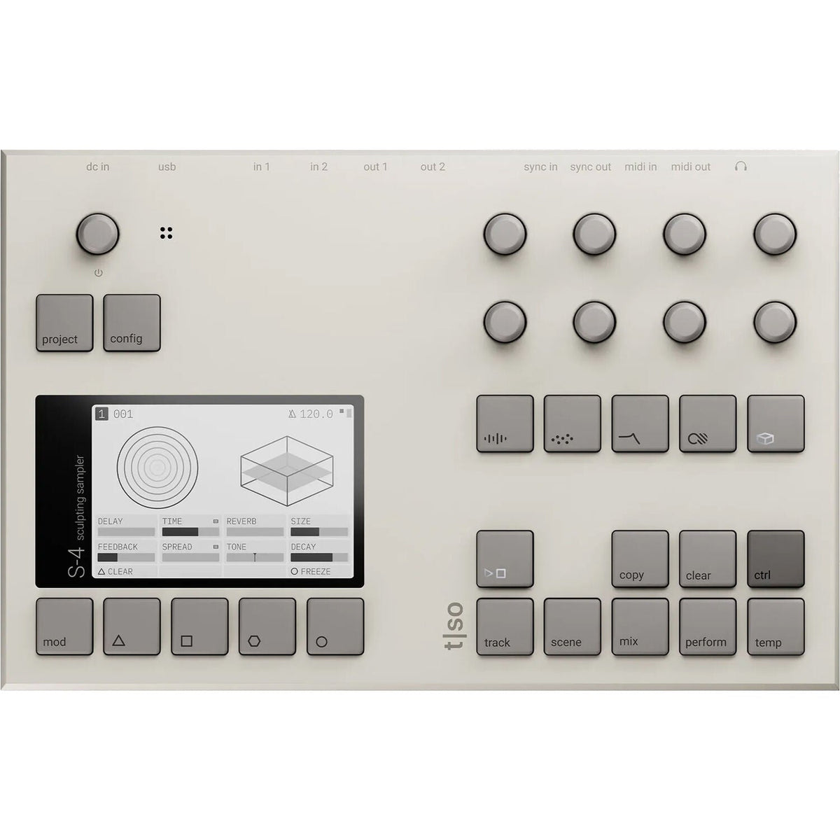 Torso Electronics S4 Sculpting Sampler Audio Instrument - White