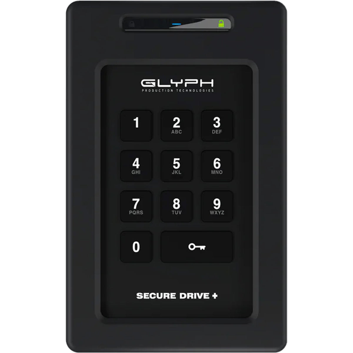 Glyph SecureDrive Plus Keypad, Bus-powered, USB-Micro B / USB-C 4 TB SSD