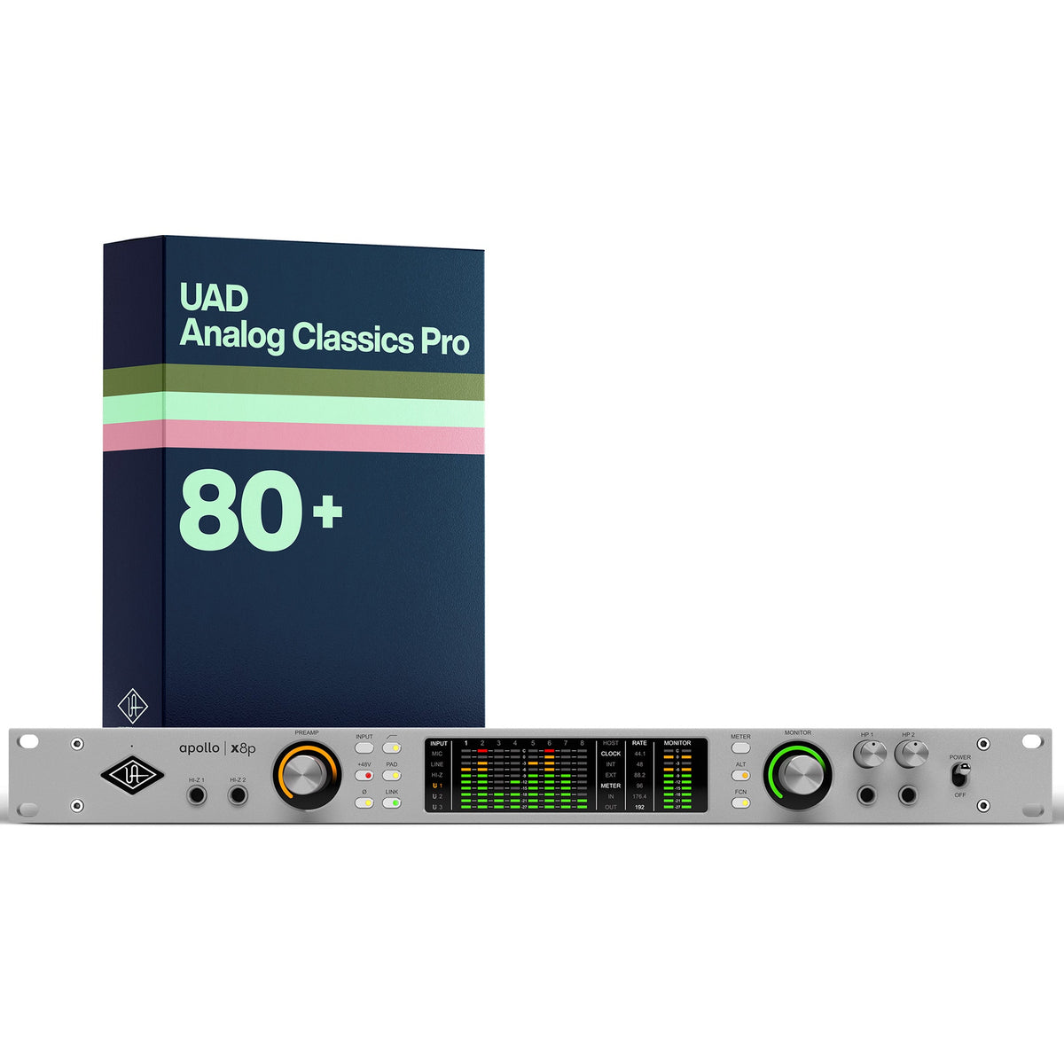 Universal Audio Apollo x8p with UAD Analog Classics Pro