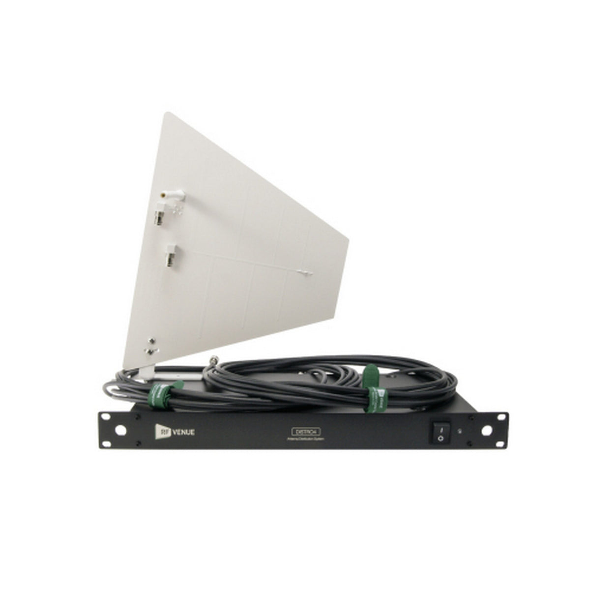 RF Venue DFINWDISTRO4 Diversity Fin DISTRO 4 Antenna System, White (Equivalent to formerly known item "Audio-Technica DFINWDISTRO4 Diversity Fin DISTRO 4 Antenna System")