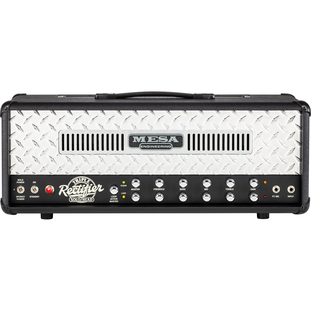 Mesa Boogie 2.TR2.1.A 90s Triple Rectifier Standard Head Amp - Black Bronco