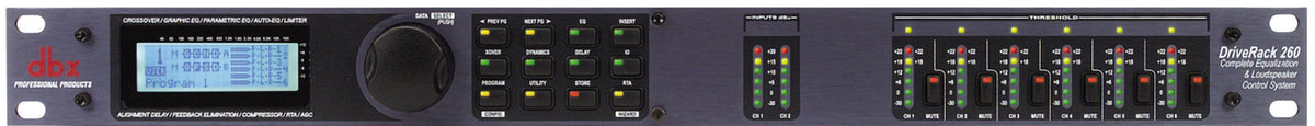 DBX DriveRack 260 Complete Equalization and Loudspeaker Control System