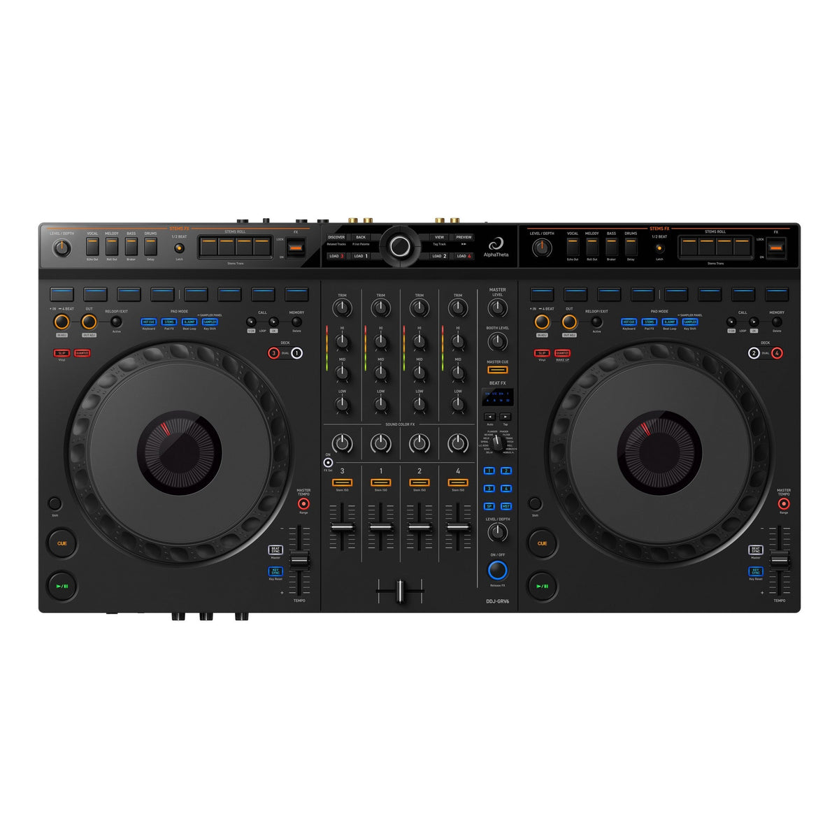 AlphaTheta DDJ-GRV6 4-Channel DJ Performance Controller (Used)