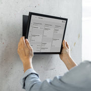 Joan 13 Pro Black Meeting Room Scheduler Display