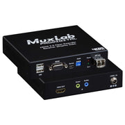 MuxLab 500485 HDMI 2.0 Fiber Extender Kit (Single Mode)