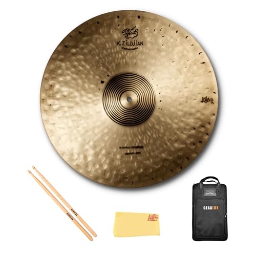 Zildjian K1143 20" K Constantinople Vintage Cymbal, Medium Light - Single w/ Drumstick Bag