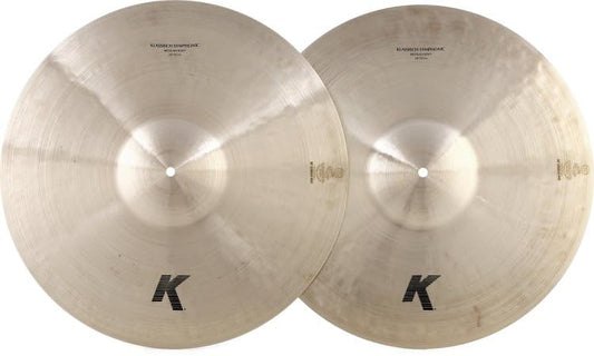 Zildjian K2213 20" K Klassisch Symphonic Cymbals, Medium Heavy - Pair