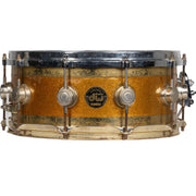 Drum Workshop 6x14 Edge Snare Drum - Gold Sparkle