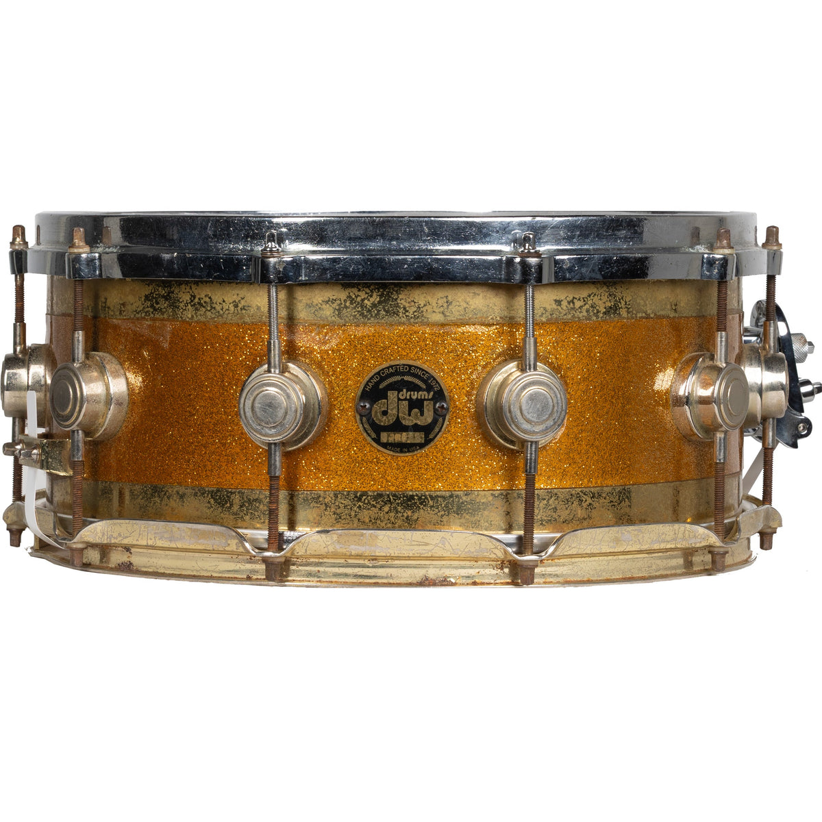 Drum Workshop 6x14 Edge Snare Drum - Gold Sparkle