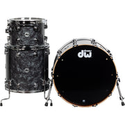 Drum Workshop Collectors Series 3-Piece Shell Kit - Black Diamond