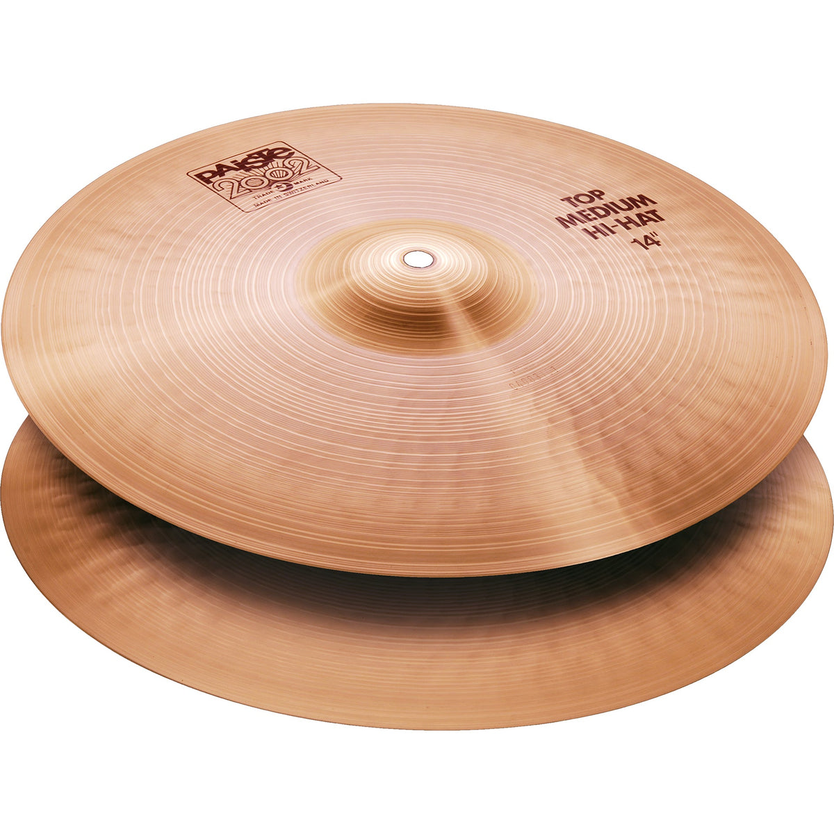 Paiste 14” 2002 Medium Hi-Hat Cymbals